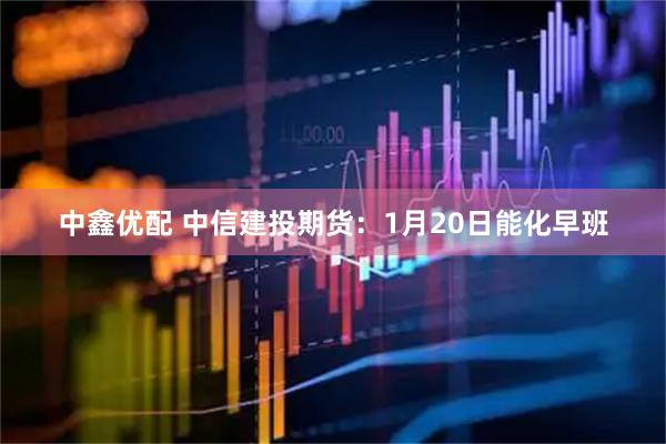 中鑫优配 中信建投期货：1月20日能化早班