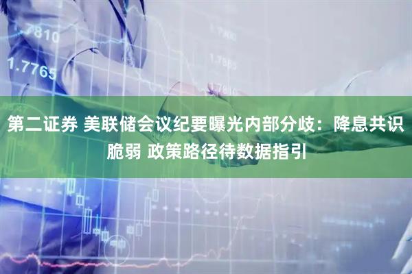 第二证券 美联储会议纪要曝光内部分歧：降息共识脆弱 政策路径待数据指引