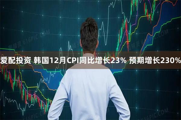 爱配投资 韩国12月CPI同比增长23% 预期增长230%